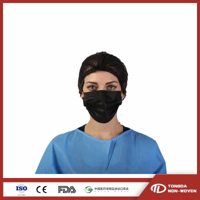 Quirúrgico/Médico/Hospital/Scrub/Trabajo/Snood/SMS Gorro de PP desechable no tejido para médico/cirujano/enfermera/trabajador con corbata