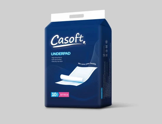 Underpads quirúrgicos disponibles del hospital usado médico absorbente estupendo